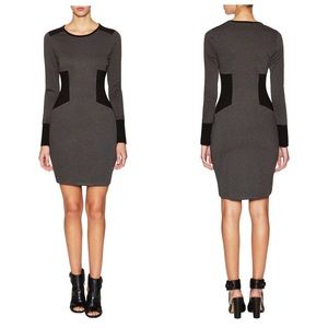 Rachel Rachel Roy Mixed Media Seamed Dress
